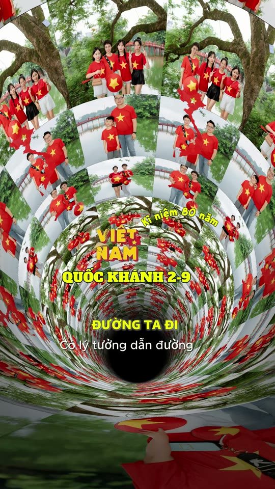 Cả nhà mặc áo cờ đỏ sao vàng dạo quanh Hồ Gươm mừng Quốc khánh 2/9/2026