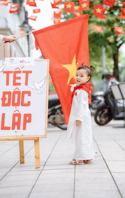 Cả nhà xuống phố cờ hoa mừng Tết Độc Lập — ảnh 8